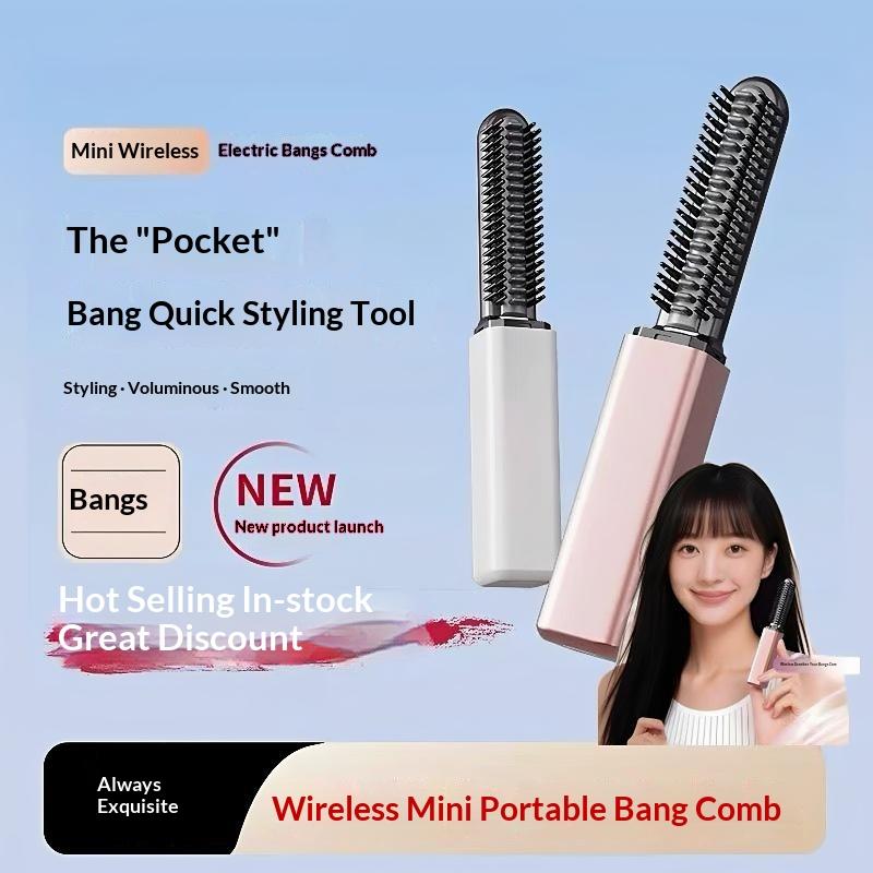 15-Second Rapid Heating Mini Ceramic Hair Styling Comb